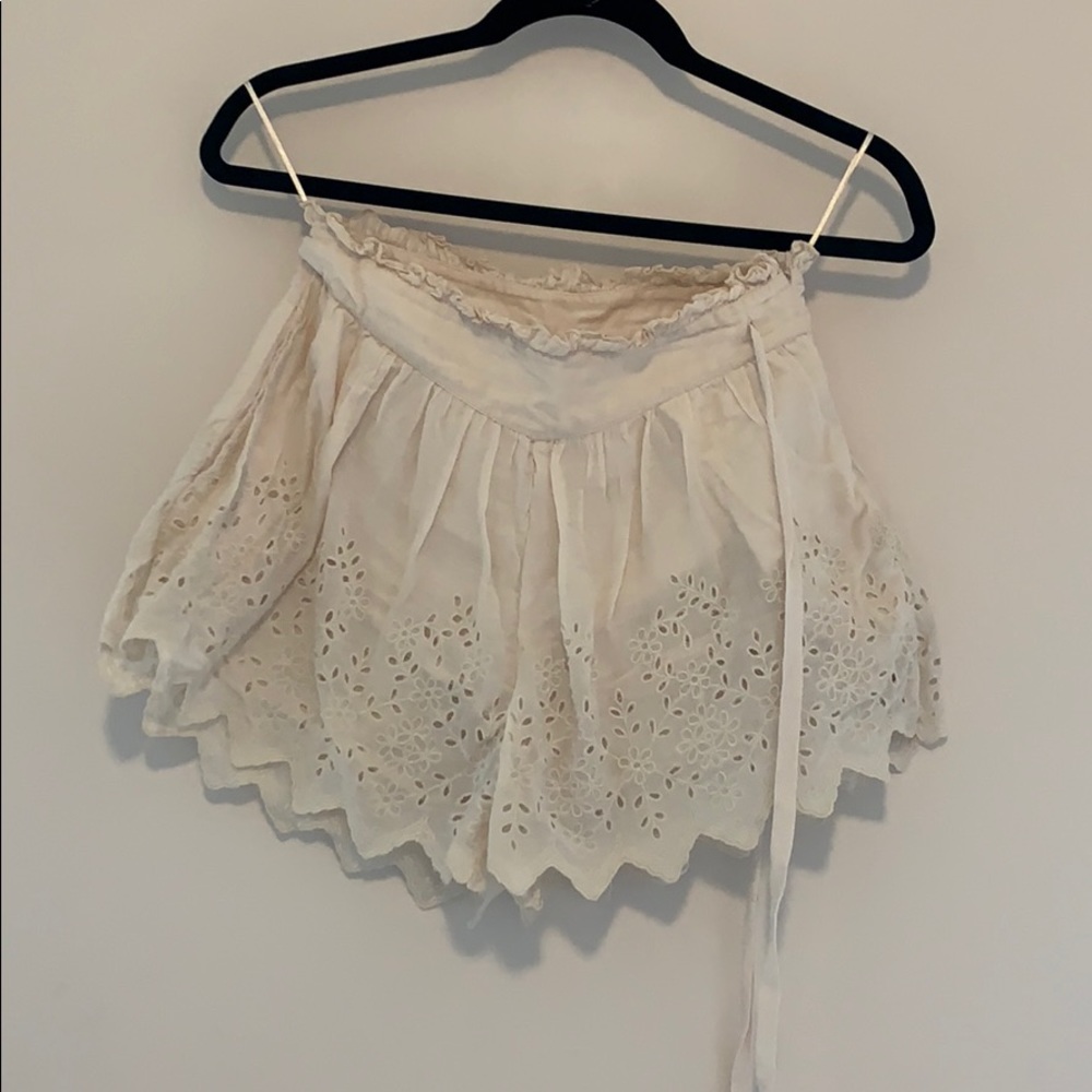 FREEPEOPLE Cotton Lacey shorts